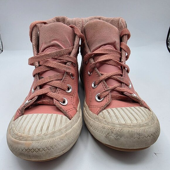 Converse Chuck Taylor All Star Berkshire High Rust Pink Girls Size 2 Shoes - Picture 2 of 13